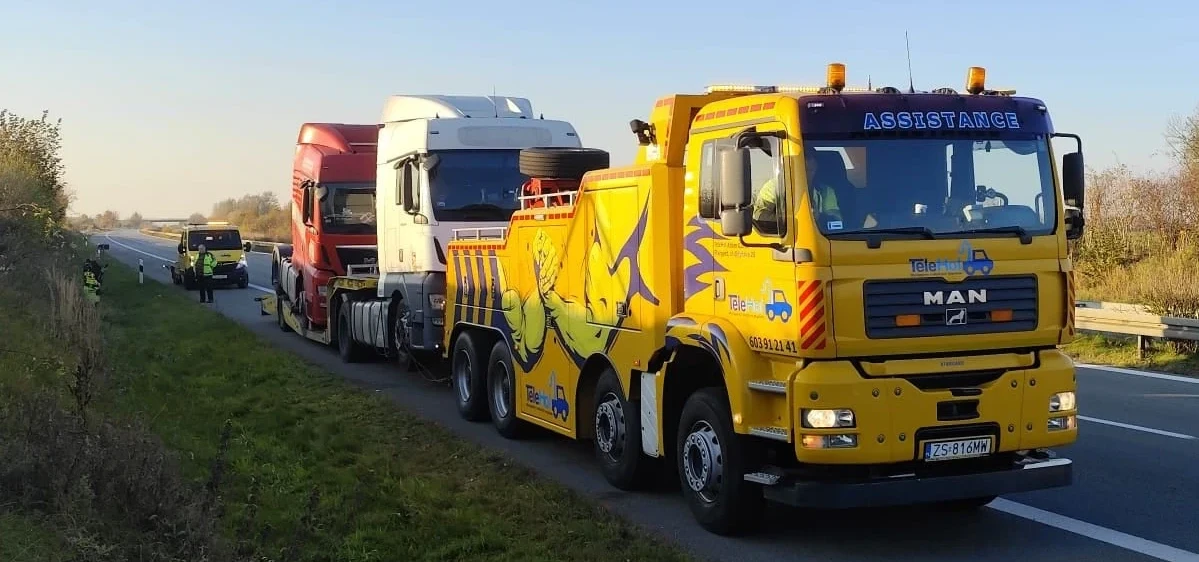 Pomoc drogowa i holowanie aut ciężarowych